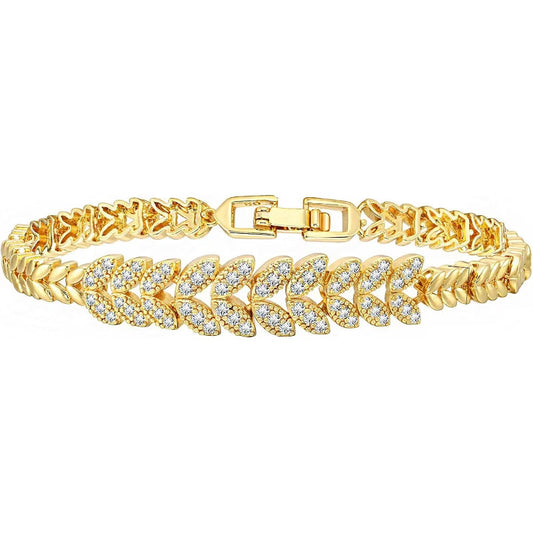 Everleaf Tennisarmbånd | Gull