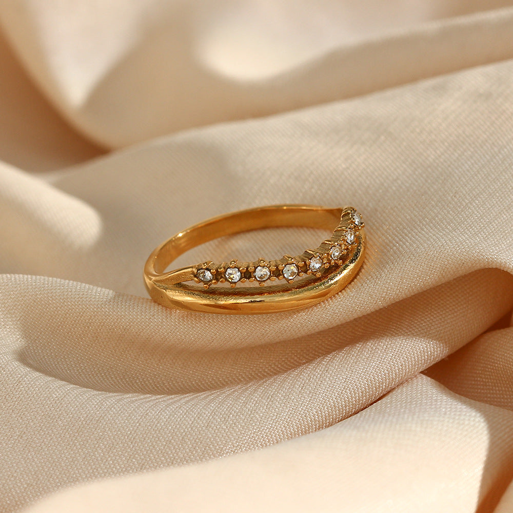 Adeline Diamant Simulant Gull Ring