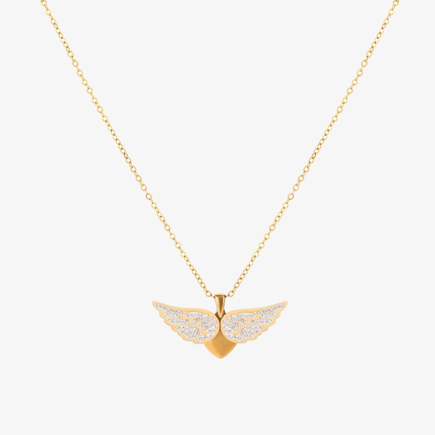 Soaring Engel Wings Halskjede | Gull