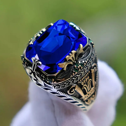 Klara Saphira Ring | Mixed Gull