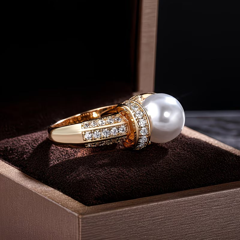 Den Krone Perle Ring