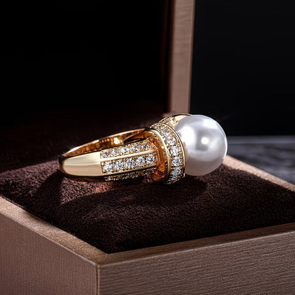 Den Krone Perle Ring