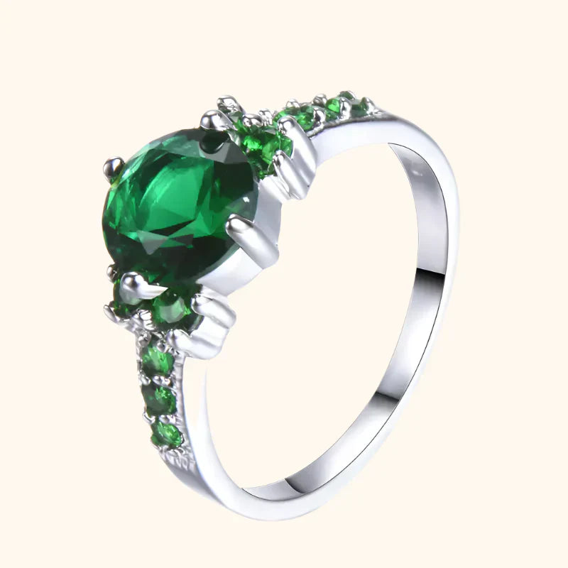 Celia Ferrowyn Ring | Hvitt Gull