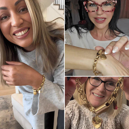 Heartened Chunky Armbånd | Gull