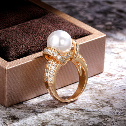 Den Krone Perle Ring