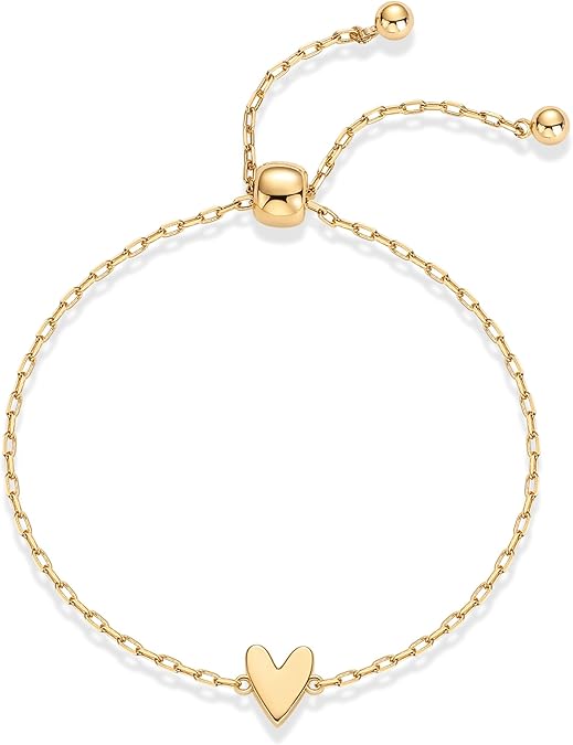 Radiant Hjerte Armbånd | Gull
