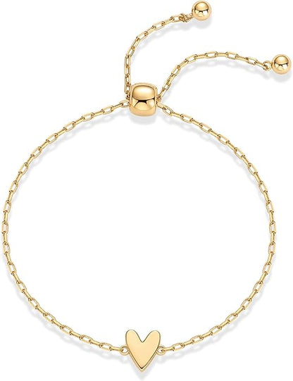 Radiant Hjerte Armbånd | Gull