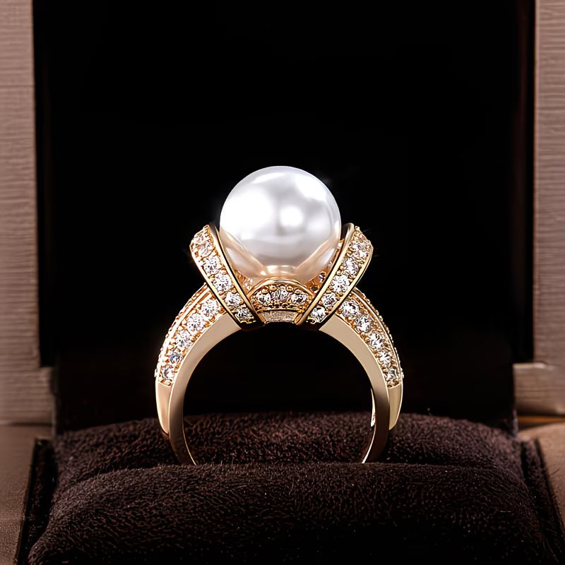 Den Krone Perle Ring