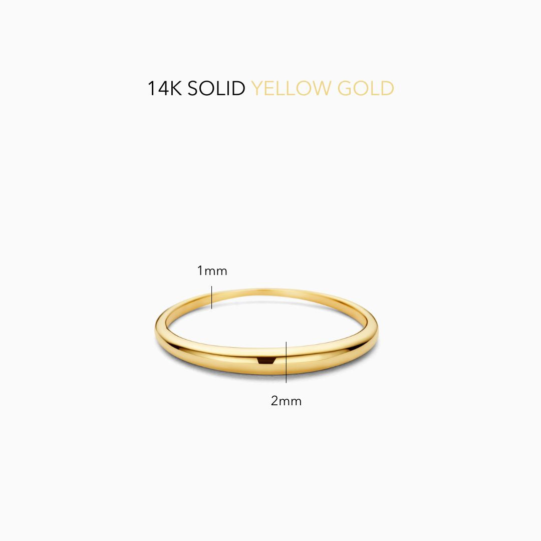 Slank Dome Ring | Gull