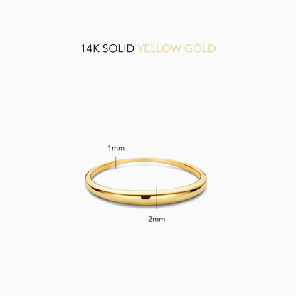 Slank Dome Ring | Gull