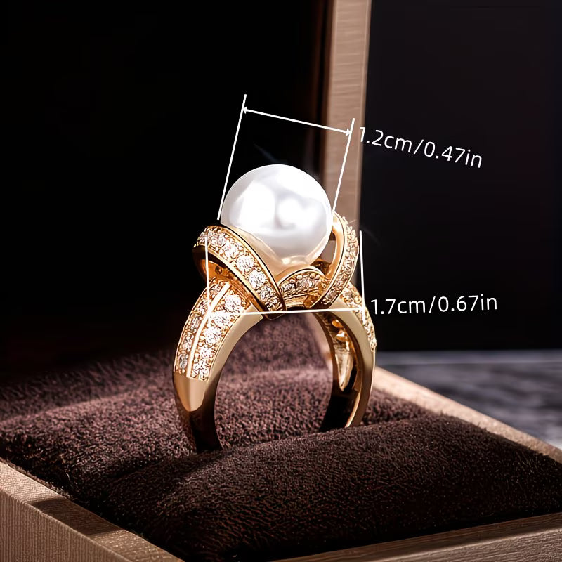 Den Krone Perle Ring