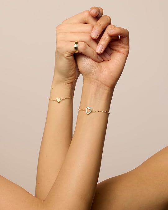 Radiant Hjerte Armbånd | Gull