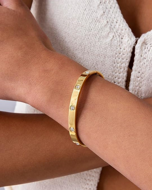 Halo Dot Armbånd | Gull
