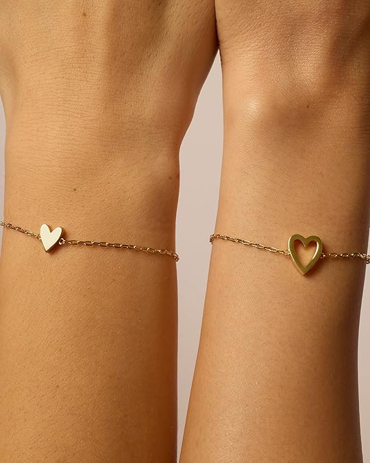 Radiant Hjerte Armbånd | Gull