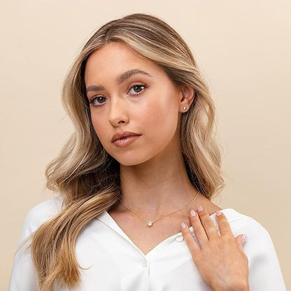 Aurora Krystall Halskjede | Gull