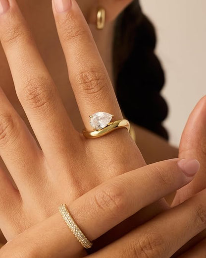Wavy Promise Ring | Gull