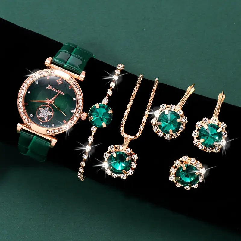 Verdantra Timecourt Smykke Sett | Gull