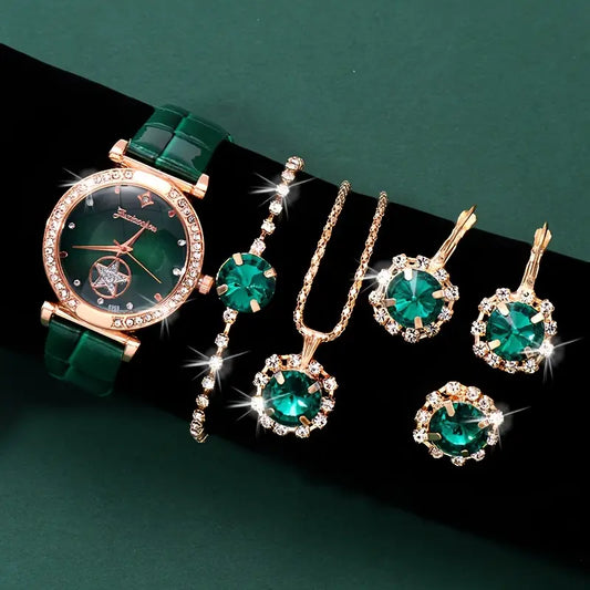 Verdantra Timecourt Smykke Sett | Gull