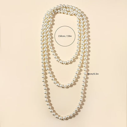 Timeless Double Perle Halskjede