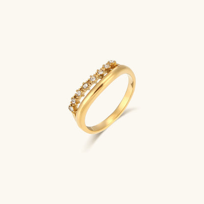 Adeline Diamant Simulant Gull Ring