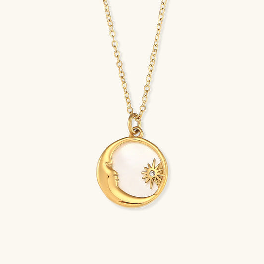 Evangeline Lunar Gull Halskjede