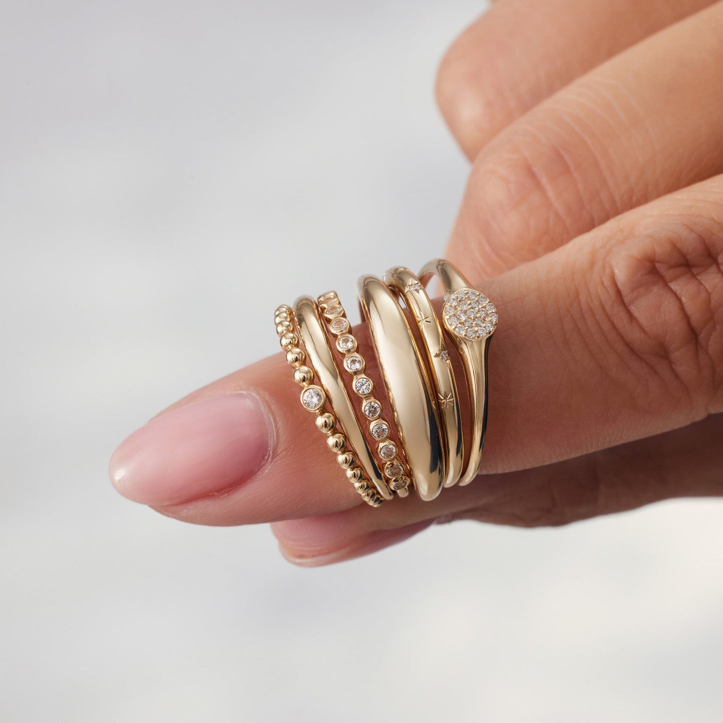 Slank Dome Ring | Gull