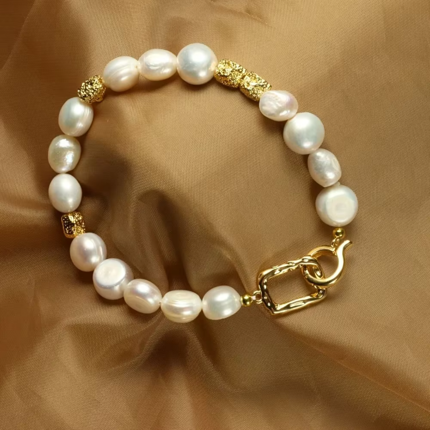 Freshwater Barokk Perler Armbånd