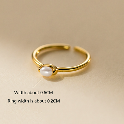 Barokk Perle Ring
