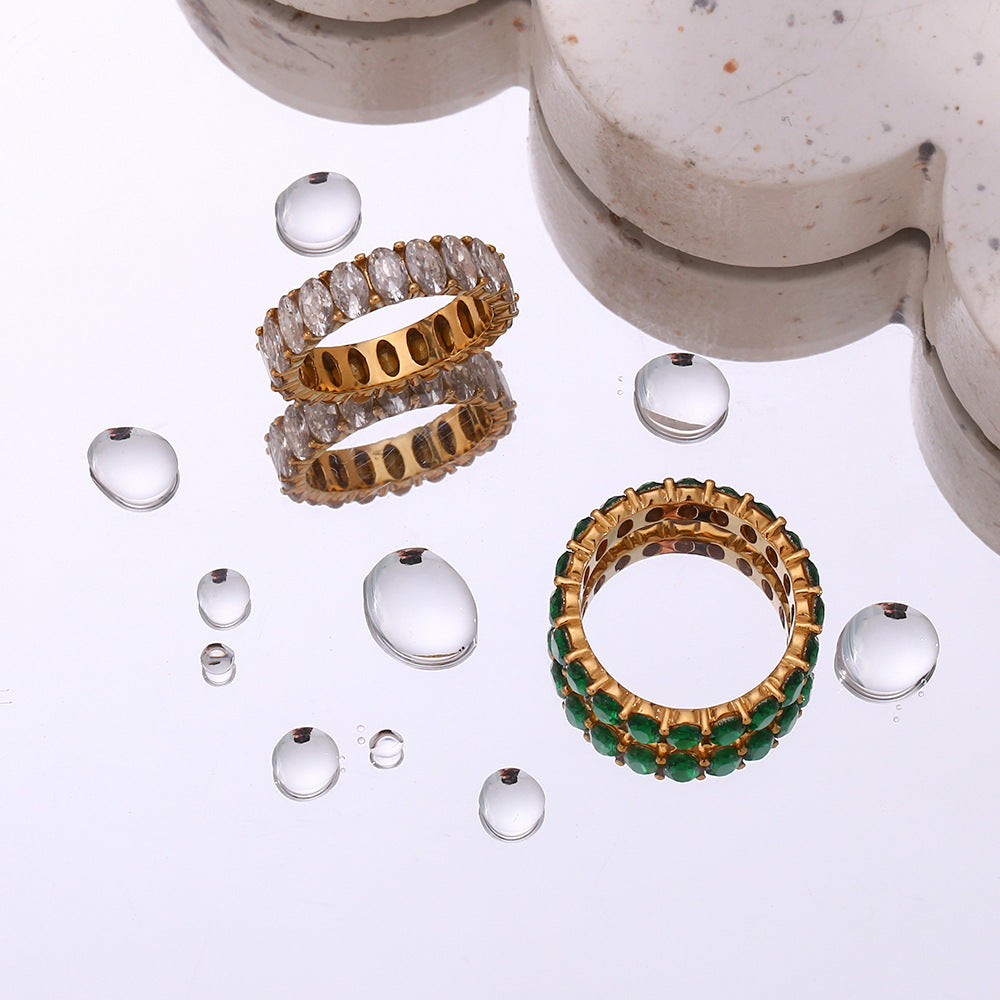 Antoinette Diamant Simulant Gull Ring