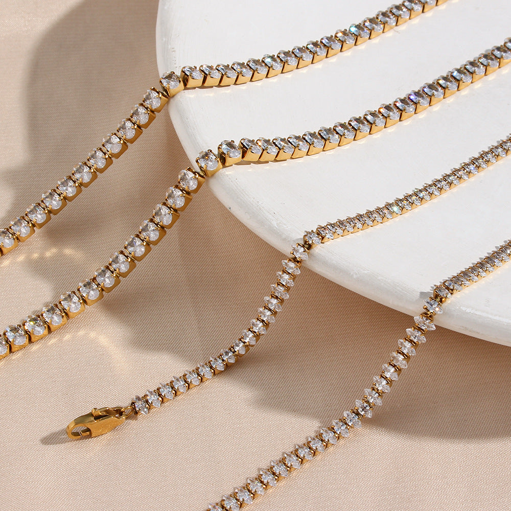 Wisteria Diamant Tennishalskjede
