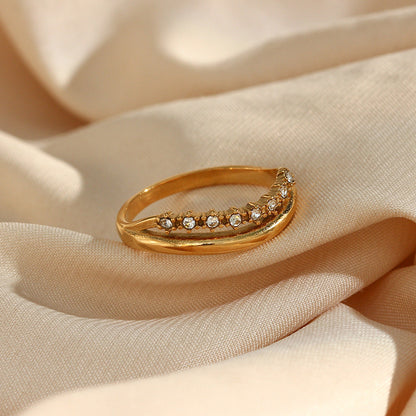 Adeline Diamant Simulant Gull Ring