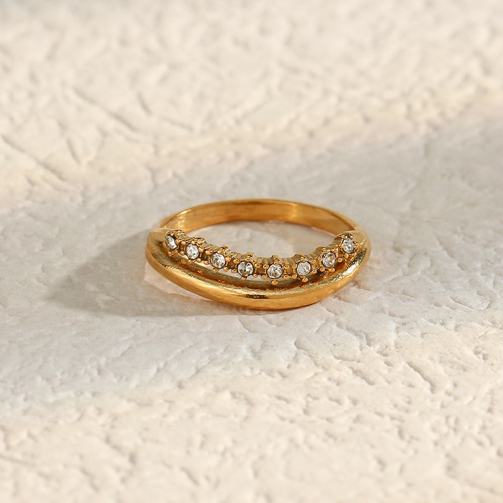 Adeline Diamant Simulant Gull Ring
