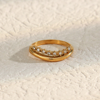 Adeline Diamant Simulant Gull Ring