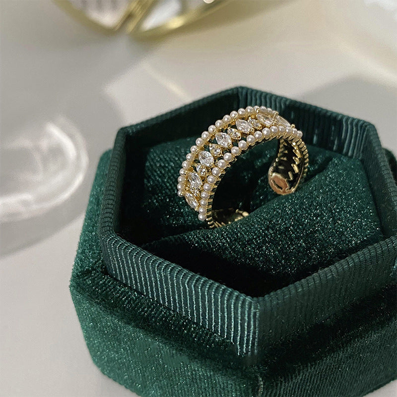 Elodie Vance Ring Sett | Gull