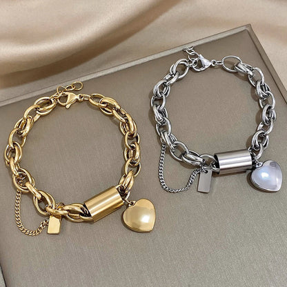 Heartened Chunky Armbånd | Gull