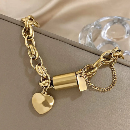 Heartened Chunky Armbånd | Gull