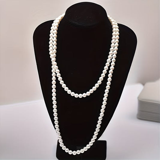 Timeless Double Perle Halskjede