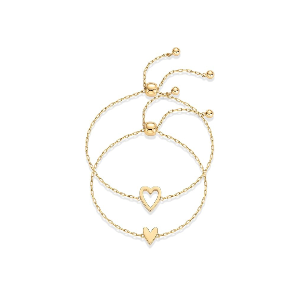 Radiant Hjerte Armbånd | Gull