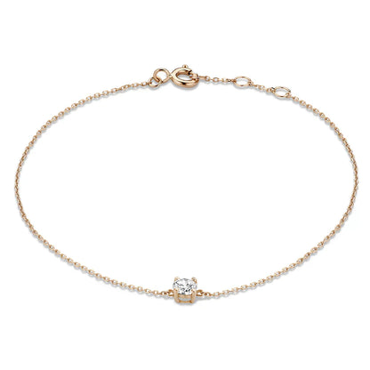 Cléa Moissanite Sten Armbånd | Gull