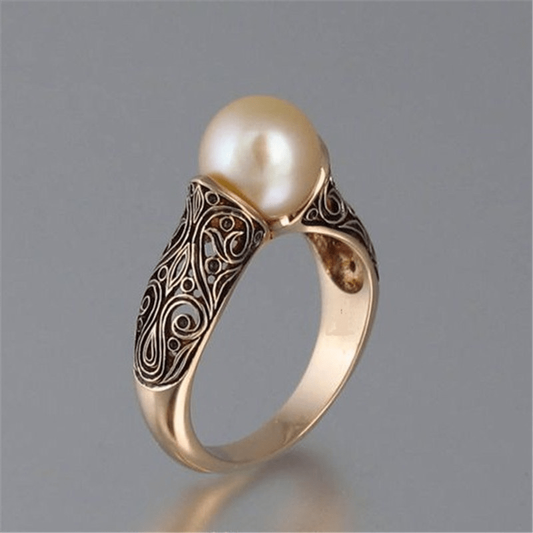 Timeless Vintage Perle Gull Ring