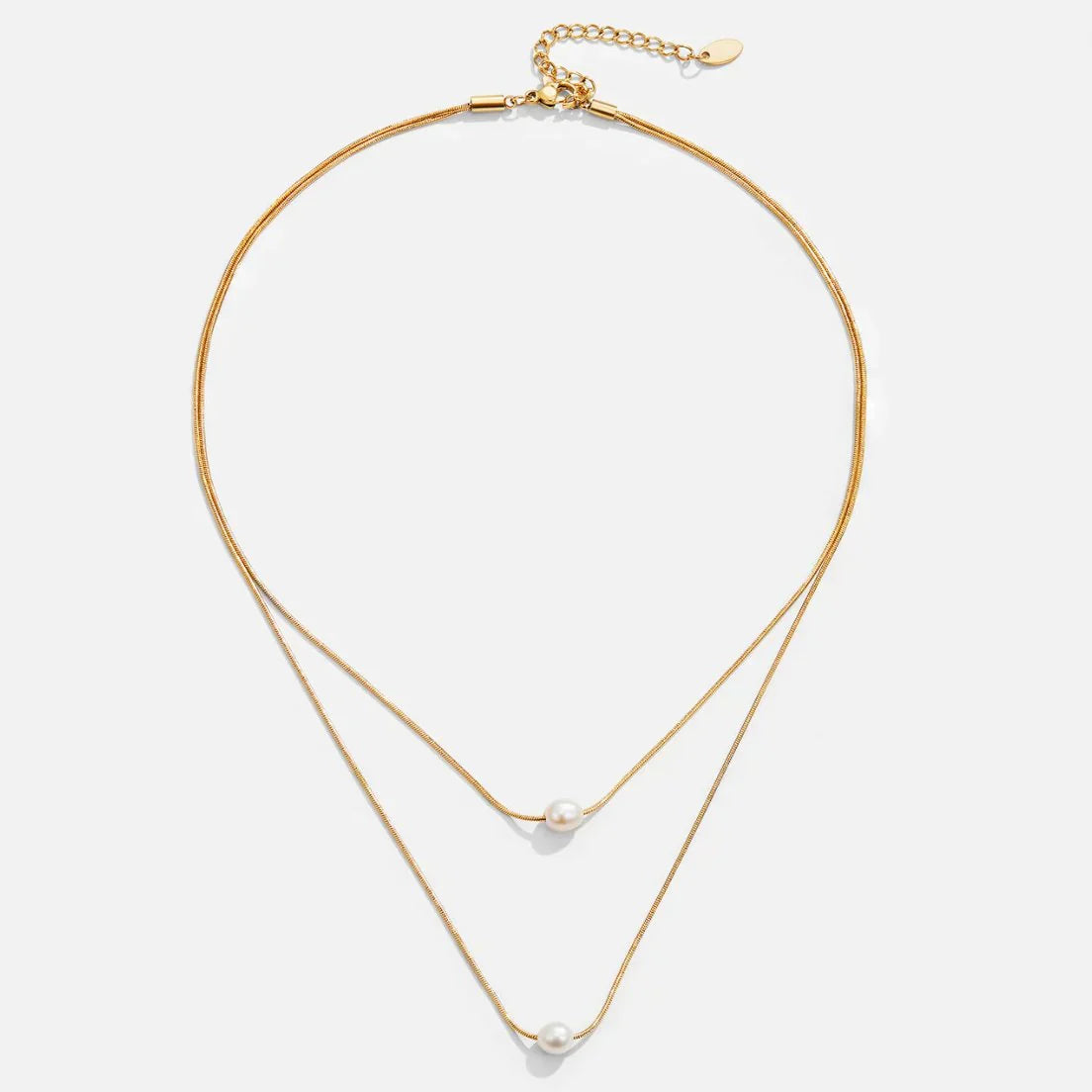 Sophisticated Lagdelt Perle Halskjede