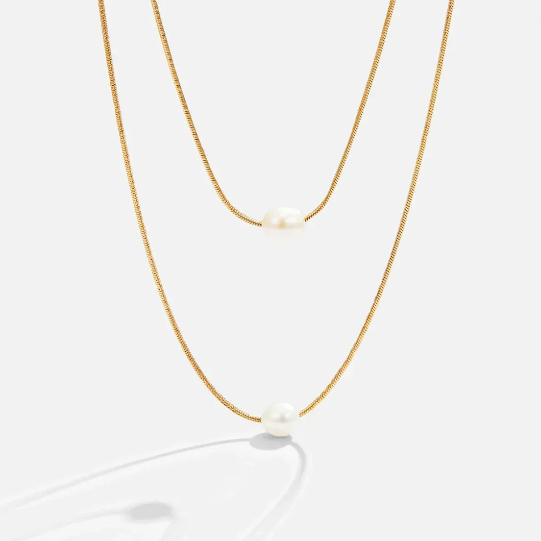 Sophisticated Lagdelt Perle Halskjede